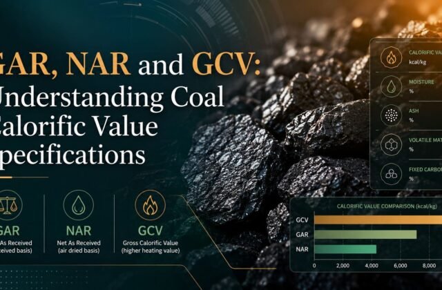 GAR, NAR and GCV: Understanding Coal Calorific Value Specifications